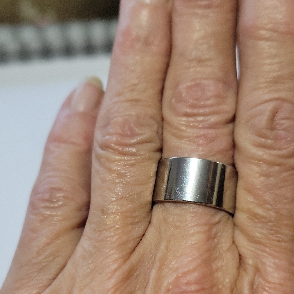 Stainless Steel Wide Band Ring